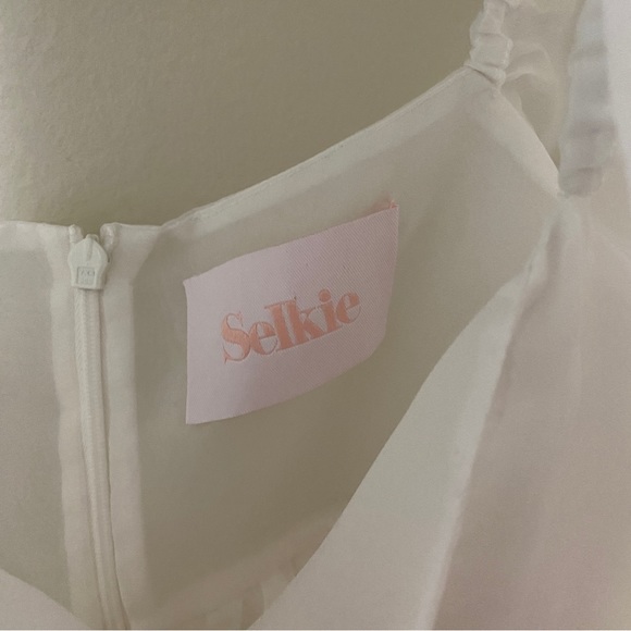 Selkie - the Ivory Puff Dress - Sz Small - White Ivory Puffy Mini - Picture 4 of 5